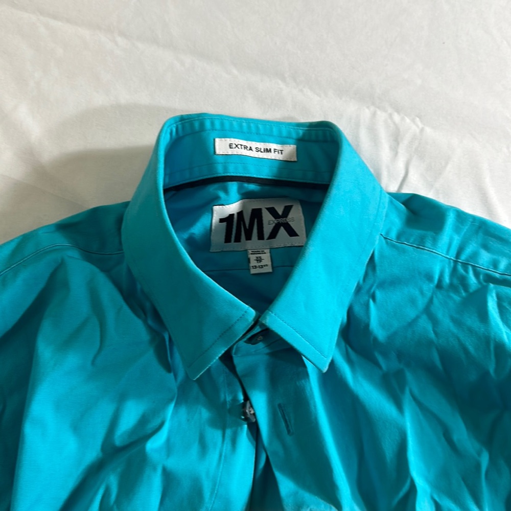 Express blue shirt XS